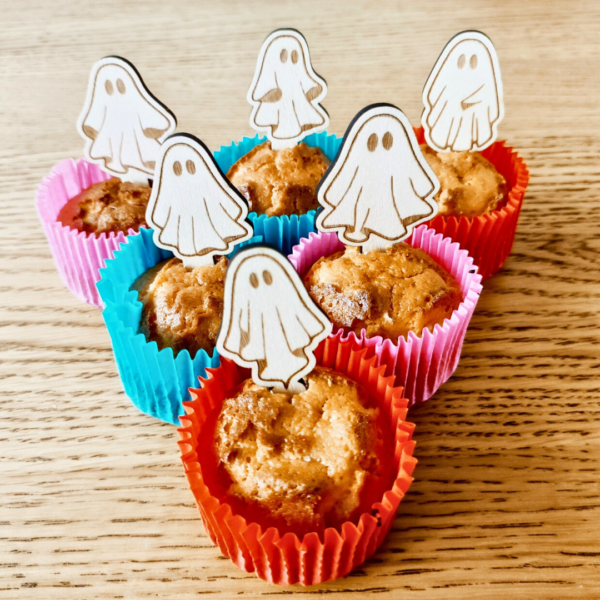 Friendly Ghosts: Laser Cut Cupcake Toppers for a Boo-tiful Halloween - Image 4